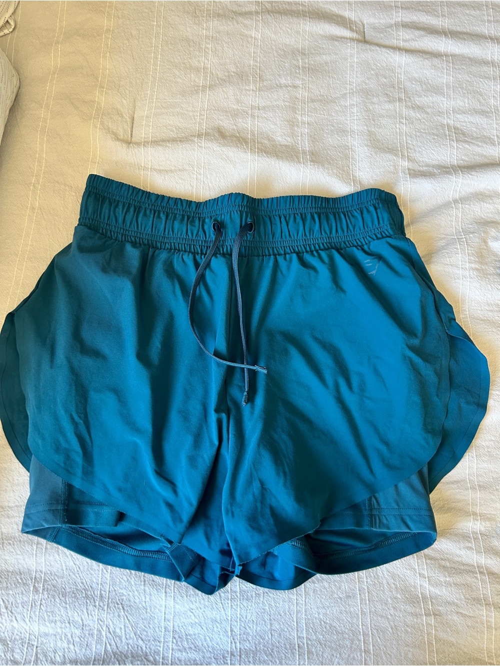 Gymshark Teal Athletic Running Shorts